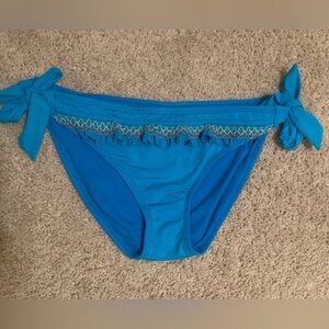 Lucky Brand Fiesta Fever Side Tie Hipster Bikini Bottom